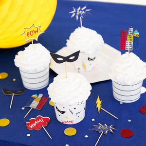 Superhero Cupcake Decorating Kit 24ct | The Party Darling