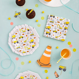Under Construction Cone Napkins 16ct - The Party Darling