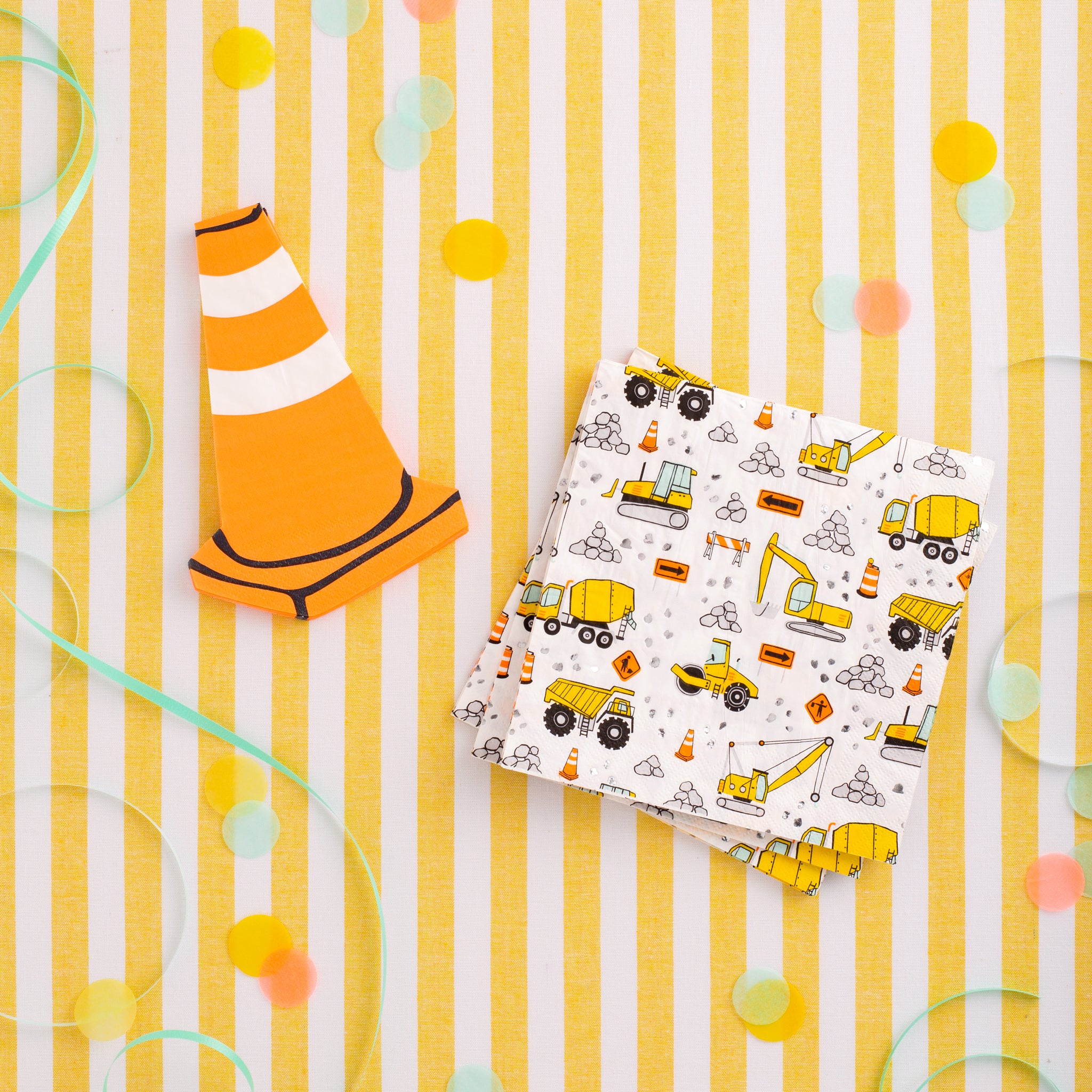 Under Construction Lunch Napkins 16ct - The Party Darling