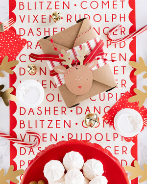 Rudolph Reindeer Oversized Tags Gift 
