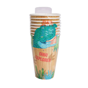 Dinosaur Explorer Paper Cups 8ct Packaged