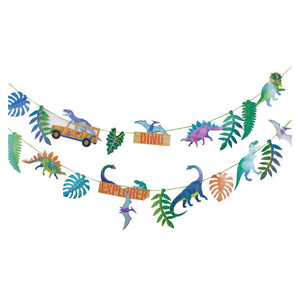 Dinosaur Explorer Party Garlands 2ct | The Party Darling