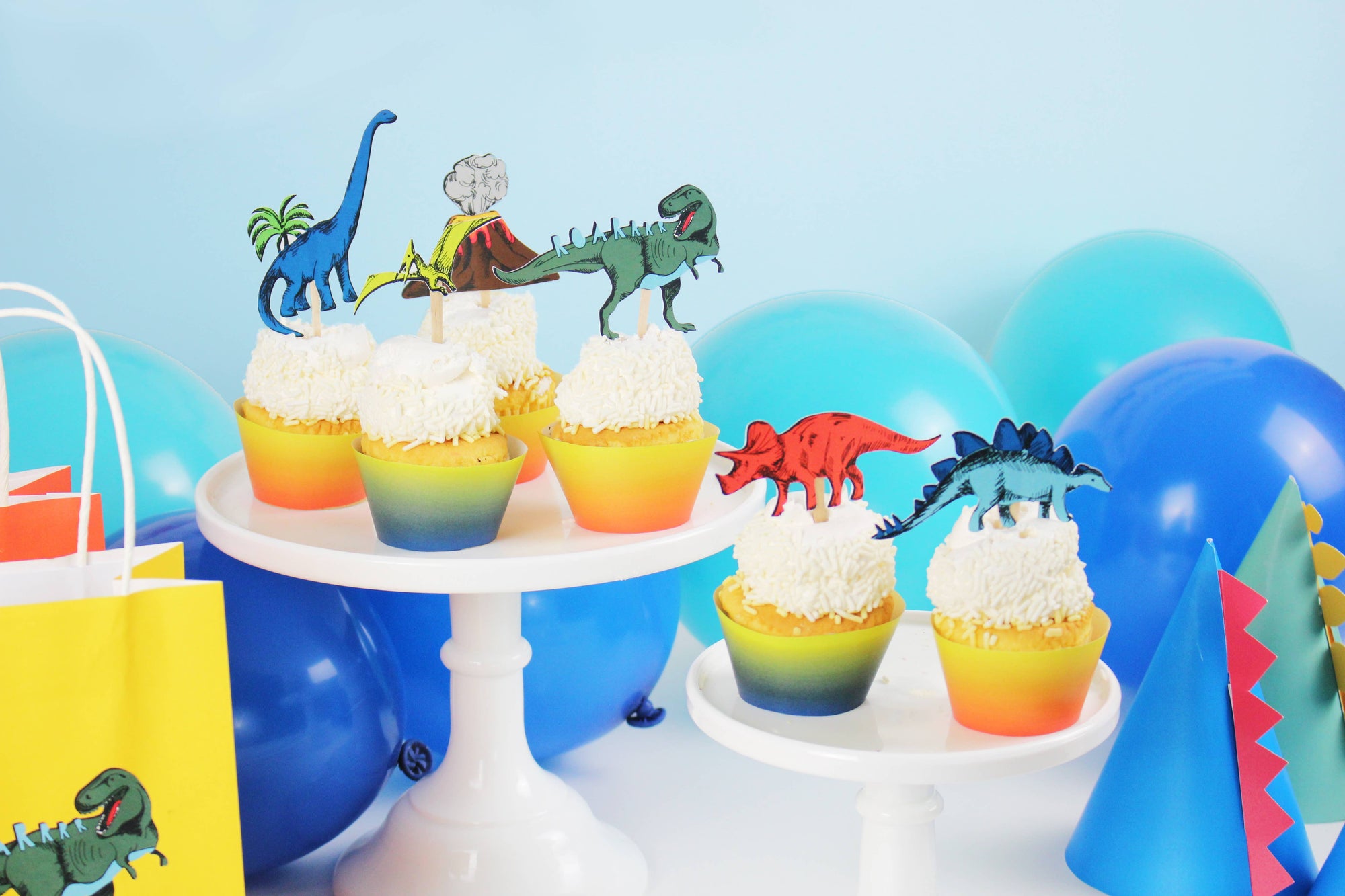 Dinosaur Cupcake Decorating Kit | The Party Darling