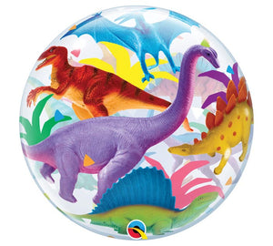 Dinosaurs Bubble Balloon 22"