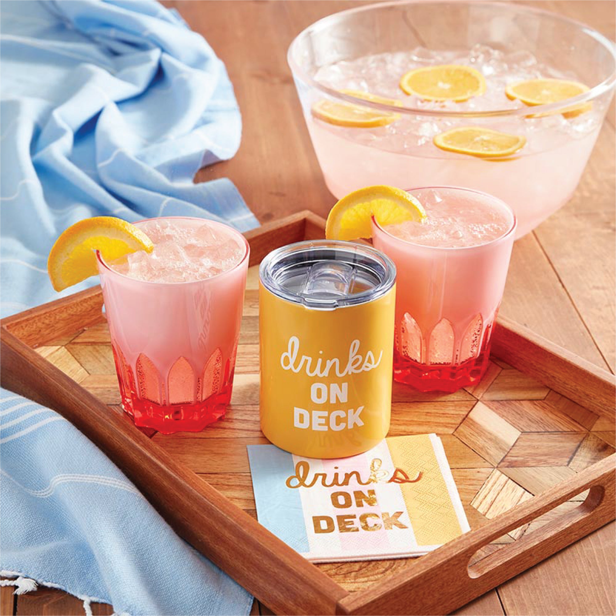 Slant Drinks on Deck Napkins - Thumbnail 2