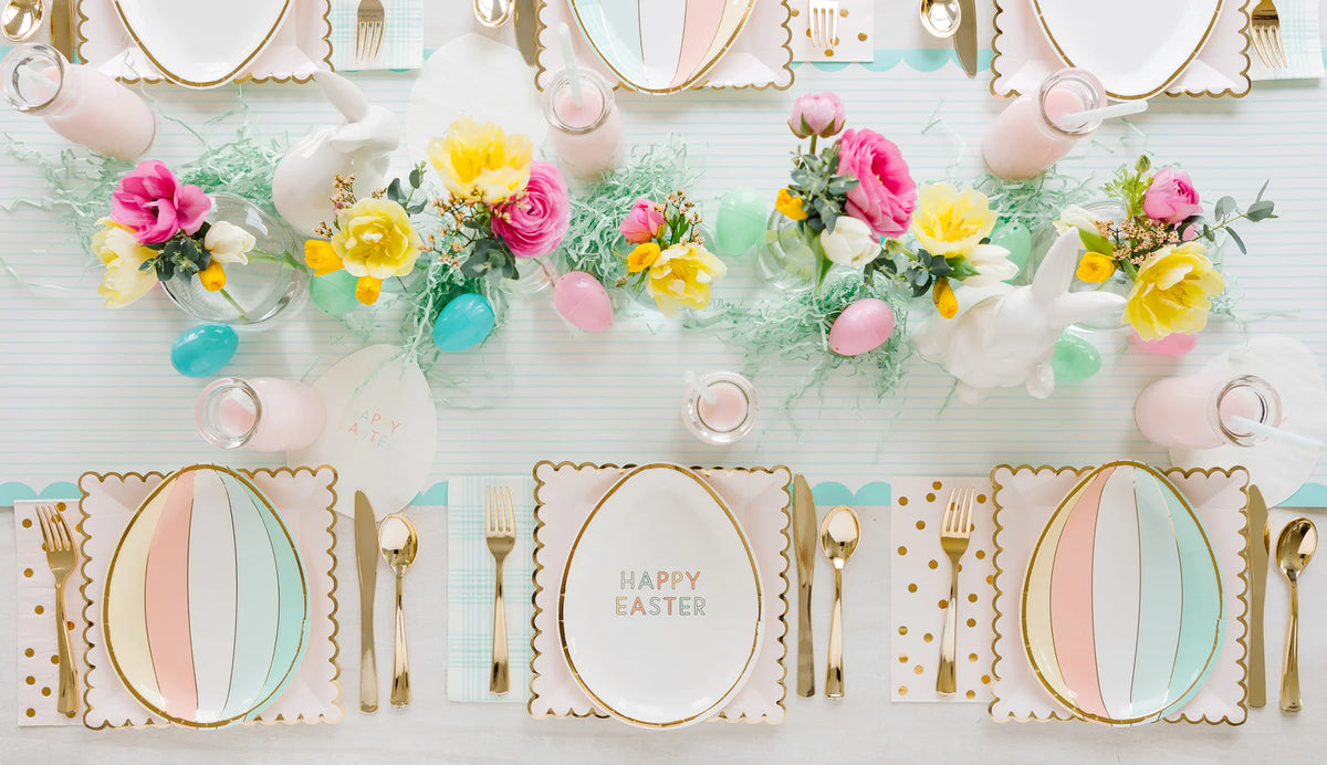 Easter dessert outlet plates