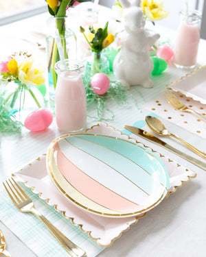 Happy Easter Egg Dessert Plates 8ct | The Party Darling