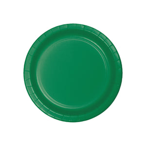 Emerald Green Paper Dessert Plates 8ct | The Party Darling
