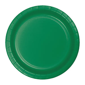 Emerald Green Paper Lunch Plates 8ct | The Party Darling