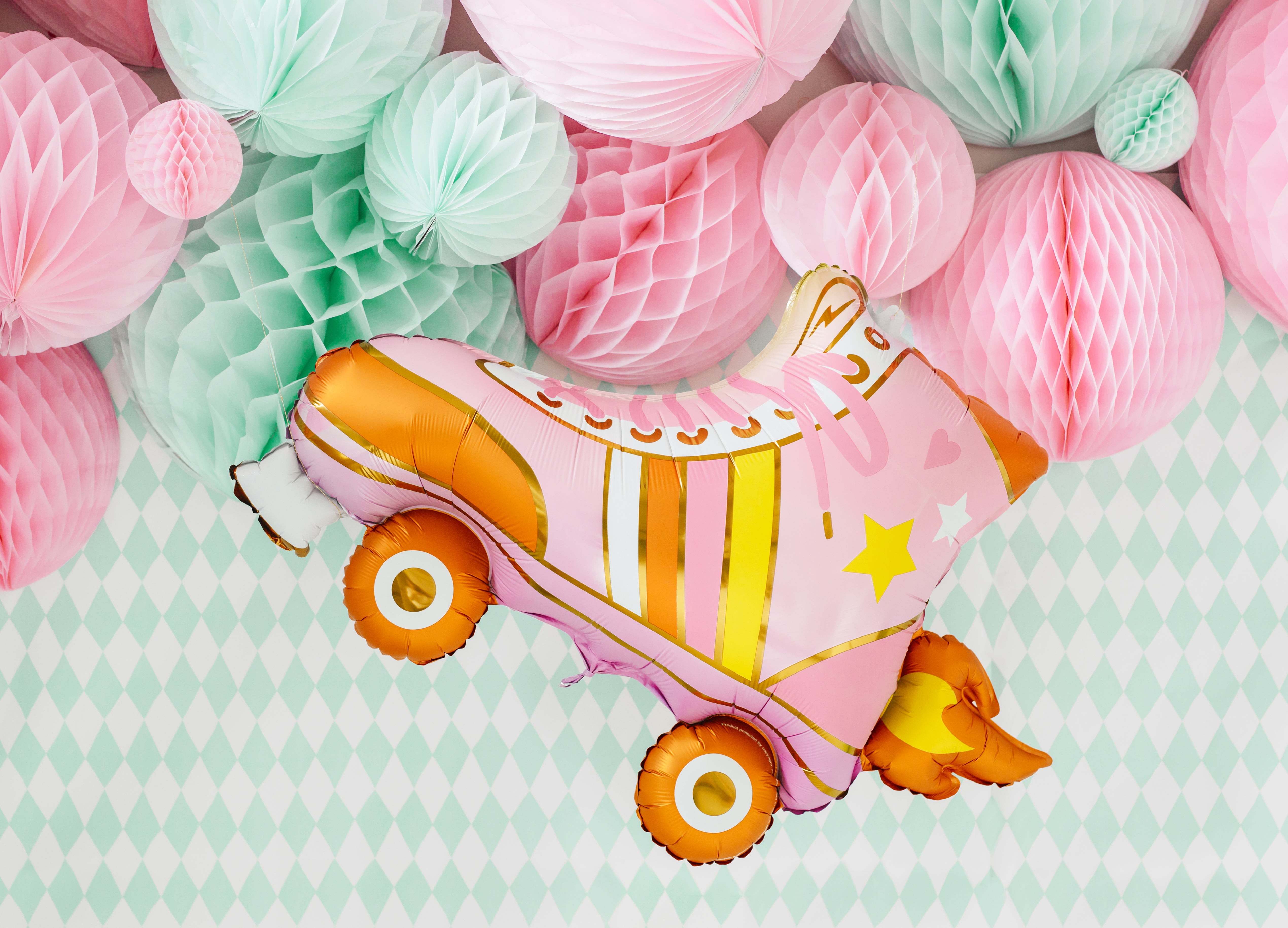 Retro Roller Skate Balloon Party Decor