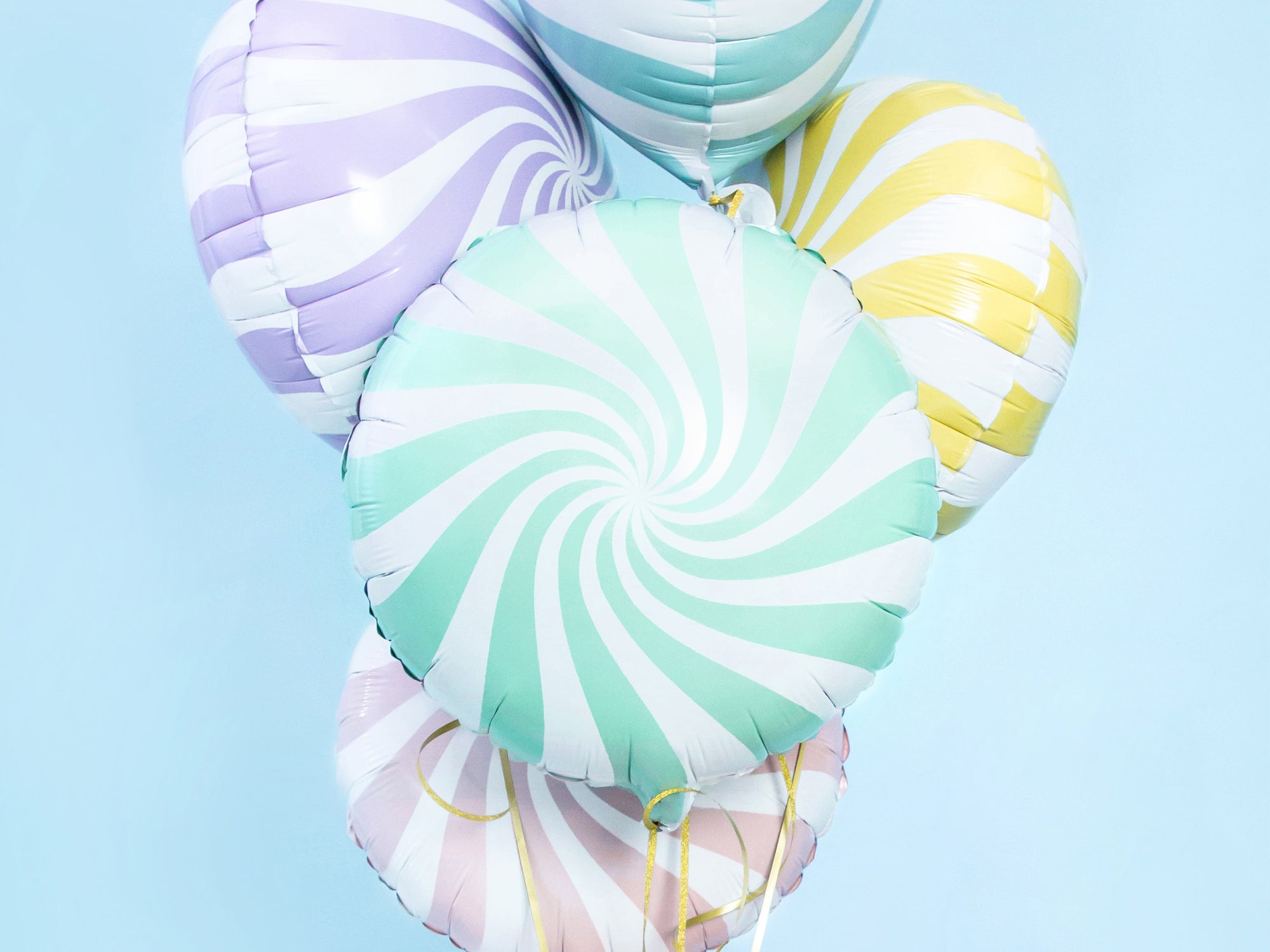 Mint Green Swirly Lollipop Foil Balloon 14in | The Party Darling