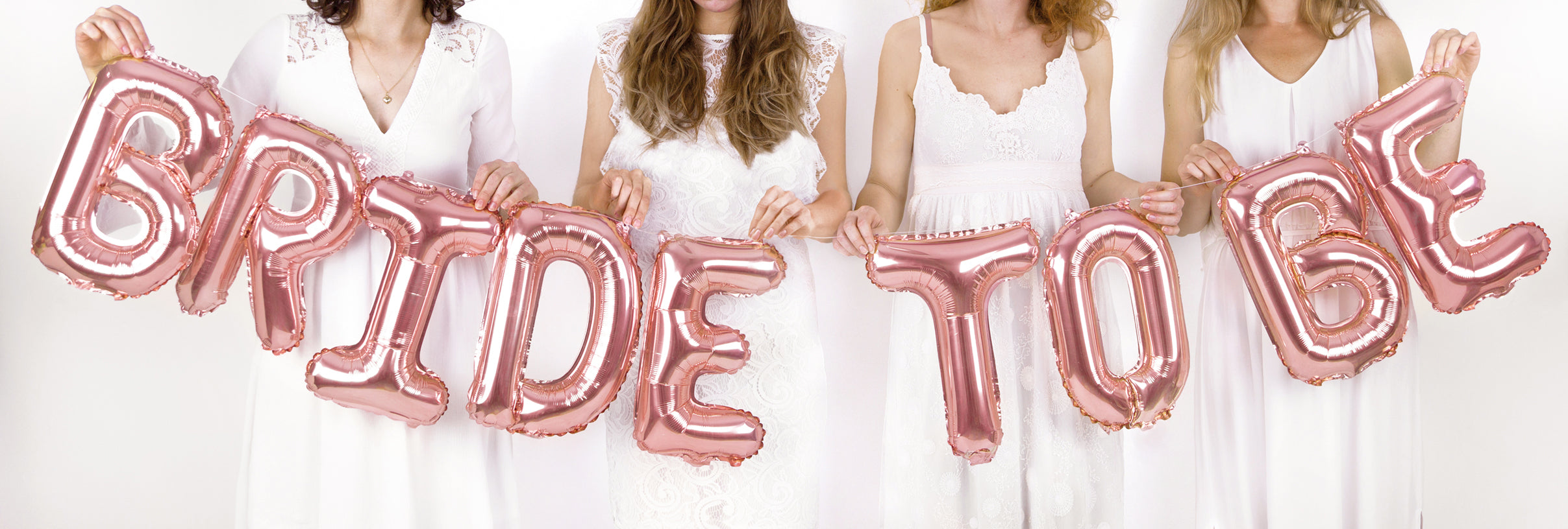 Rose Gold Bride to Be Letter Balloon Kit - The Party Darling
