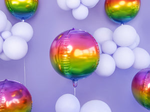 Rainbow Ombre Ball Balloon