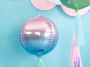 Blue & Purple Ombre Ball Balloon