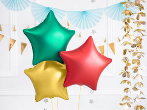 Green Star Foil Balloon 19in - The Party Darling