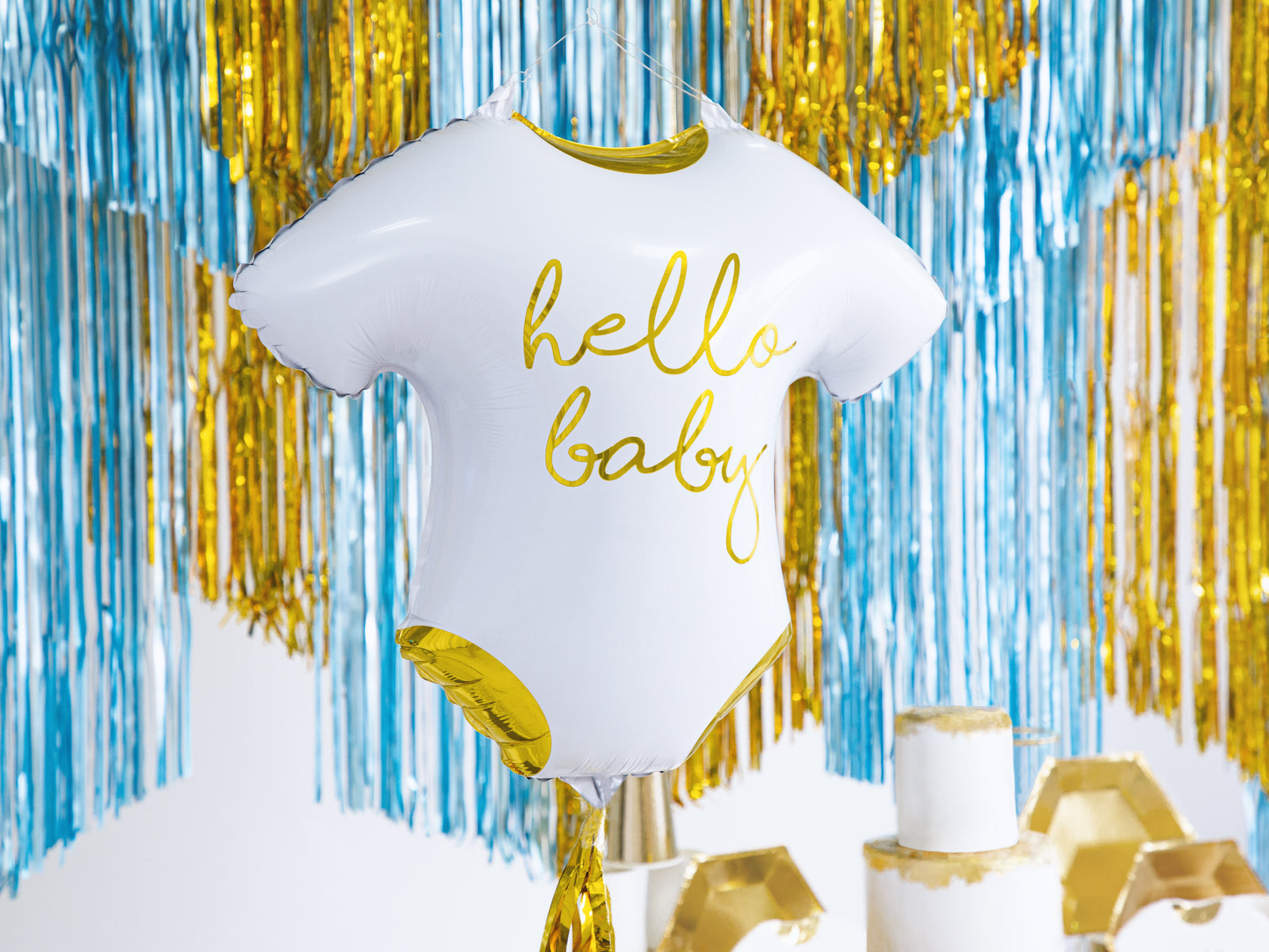 Hello Baby Romper Foil Balloon | The Party Darling
