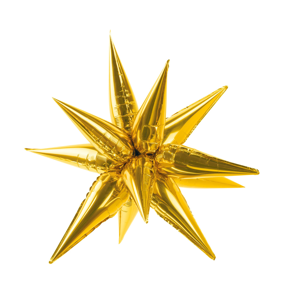Metallic Gold Starburst Balloon 27.5in | The Party Darling
