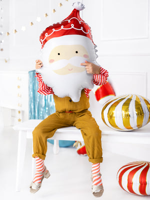 Jolly Santa Foil Balloon 23.5in - The Party Darling