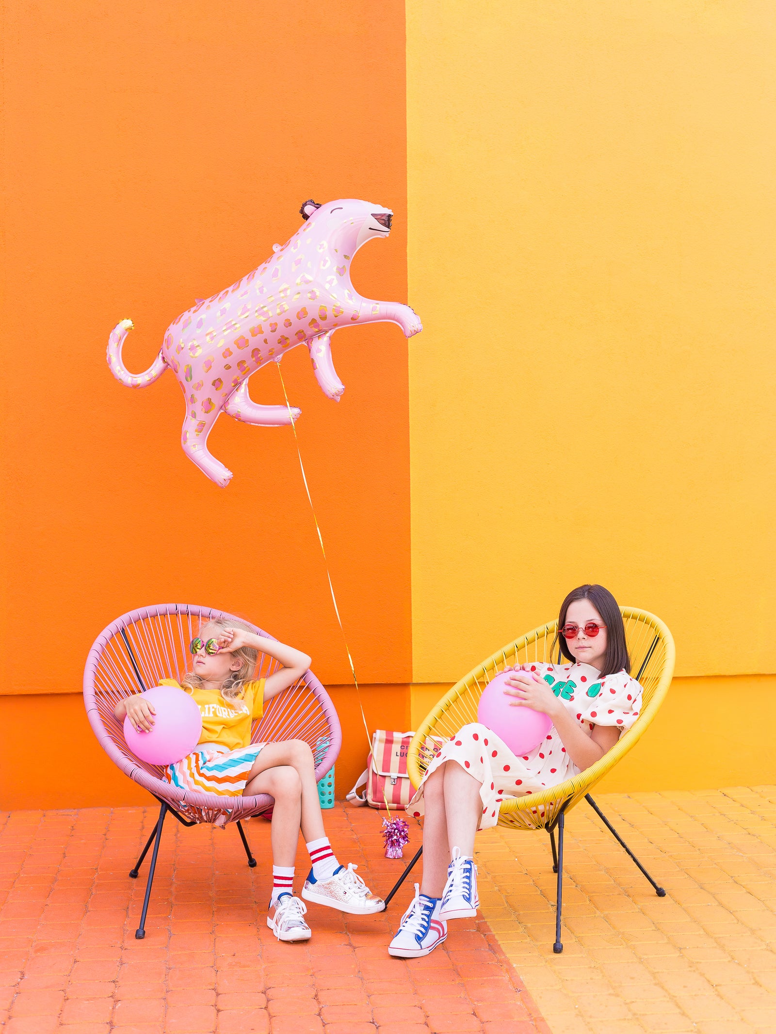 Pink Leopard Foil Balloon 40.5in | The Party Darling