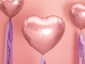 Rose Gold Heart Foil Balloon