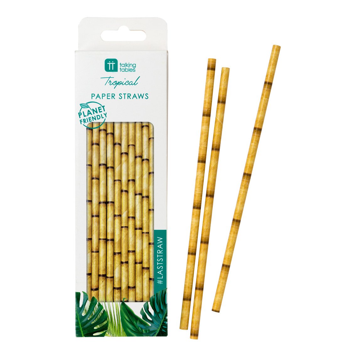 Bamboo Paper Straws 30ct | The Party Darling