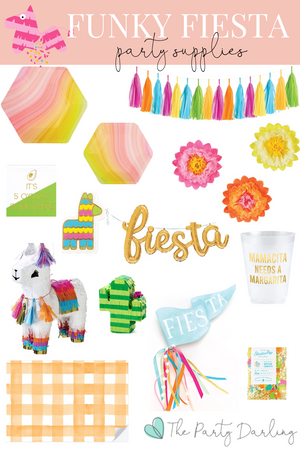 Gold Script Fiesta Balloon 53in | The Party Darling