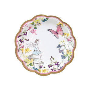 Floral Fairy Butterfly Dessert Plates 12ct | The Party Darling
