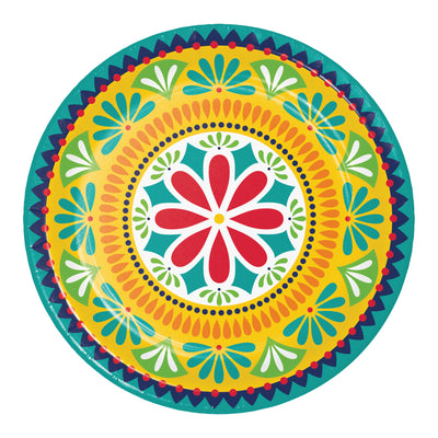 Fiesta Time Paper Lunch Plates 8ct