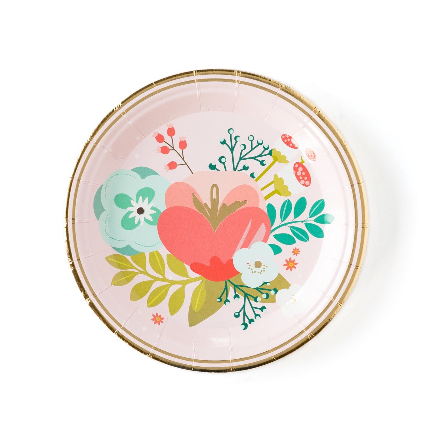 Floral Garden Bouquet Dessert Plates 8ct | The Party Darling