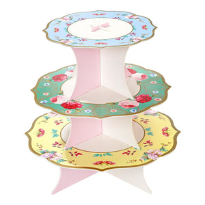 Floral Tea Party Cupcake Stand 1ct - The Party Darling