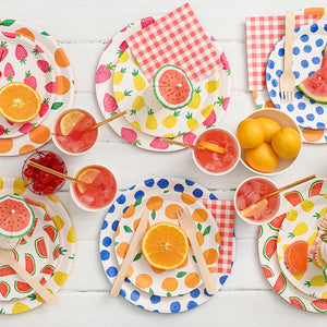 fruit party table setting