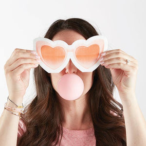Pink Heart-Shaped Sunglass Napkins 20ct Fun