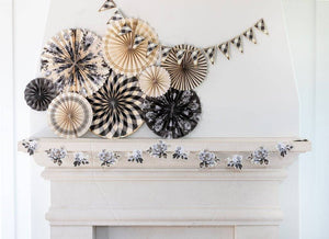 Gingham Farmhouse Party Fans | The Party Darling