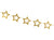 Gold Foil Stars Garland 10ft | The Party Darling
