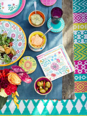 Boho Floral Lunch Napkins 20ct | The Party Darling