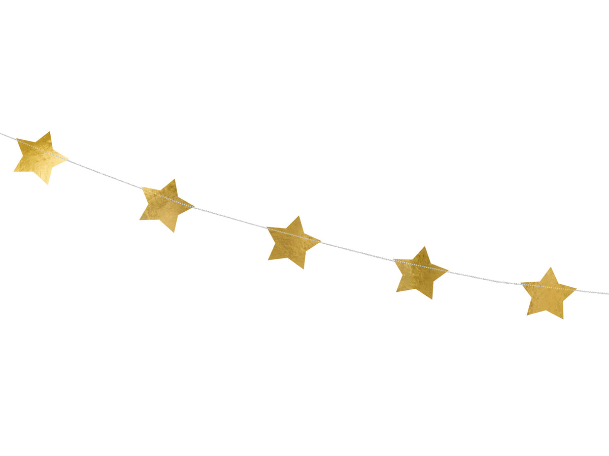 Gold Star Garland 12&#39; - The Party Darling