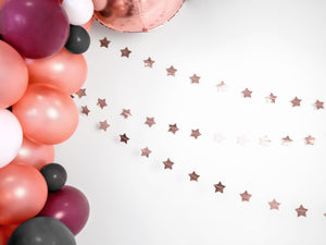 Rose Gold Star Garland 12' - The Party Darling