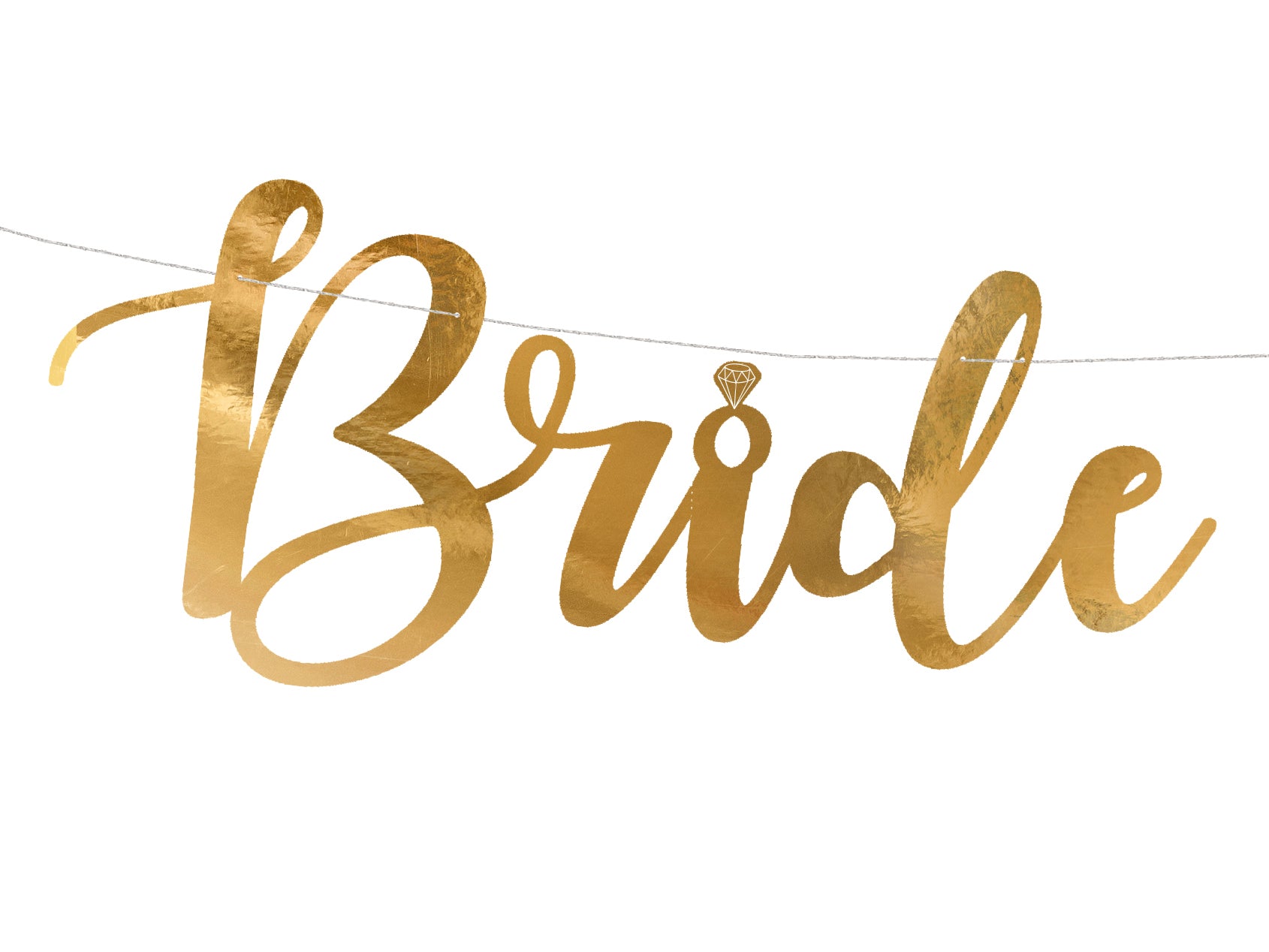 Gold Bride to be Banner 2.5ft | The Party Darling