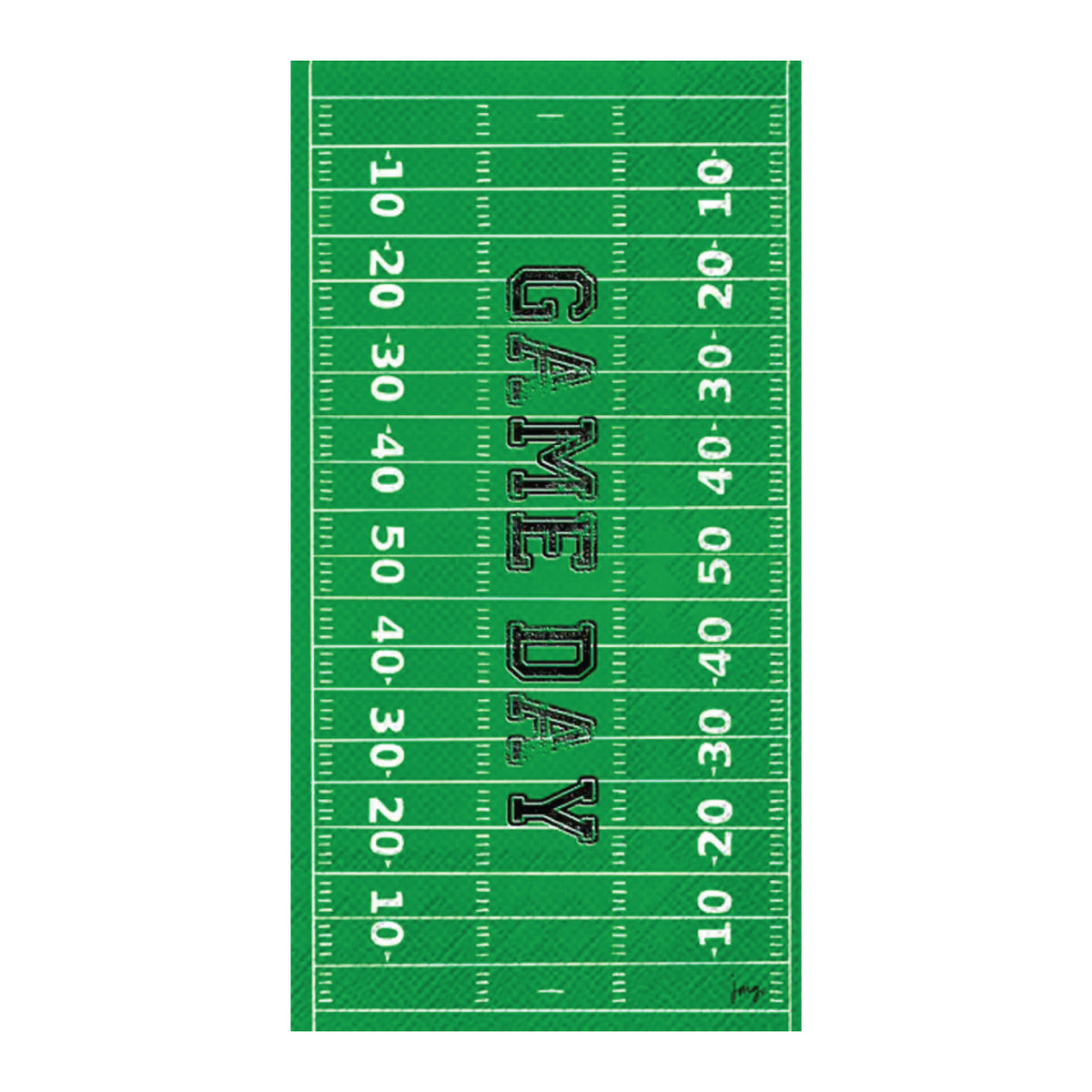 Game Day Football Field Guest Towels 16ct | The Party Darling