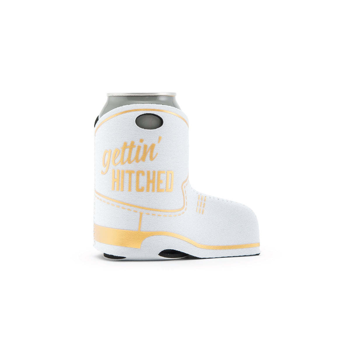 Gettin&#39; Hitched Cowgirl Boot Can Coozie | The Party Darling