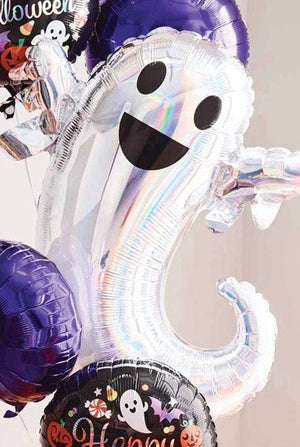 Giant Iridescent Halloween Ghost Balloon 28" | The Party Darling