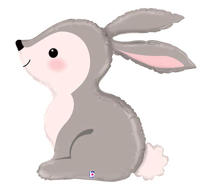 Giant Woodland Bunny Balloon 36in | The Party Darling