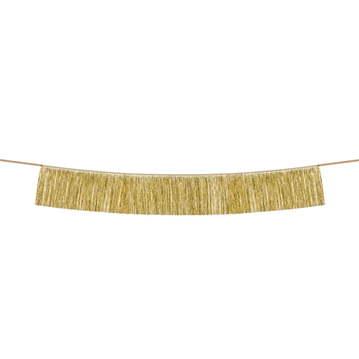Tinsel Foil Fringe Garland | Wholesale Party Supplies Gold
