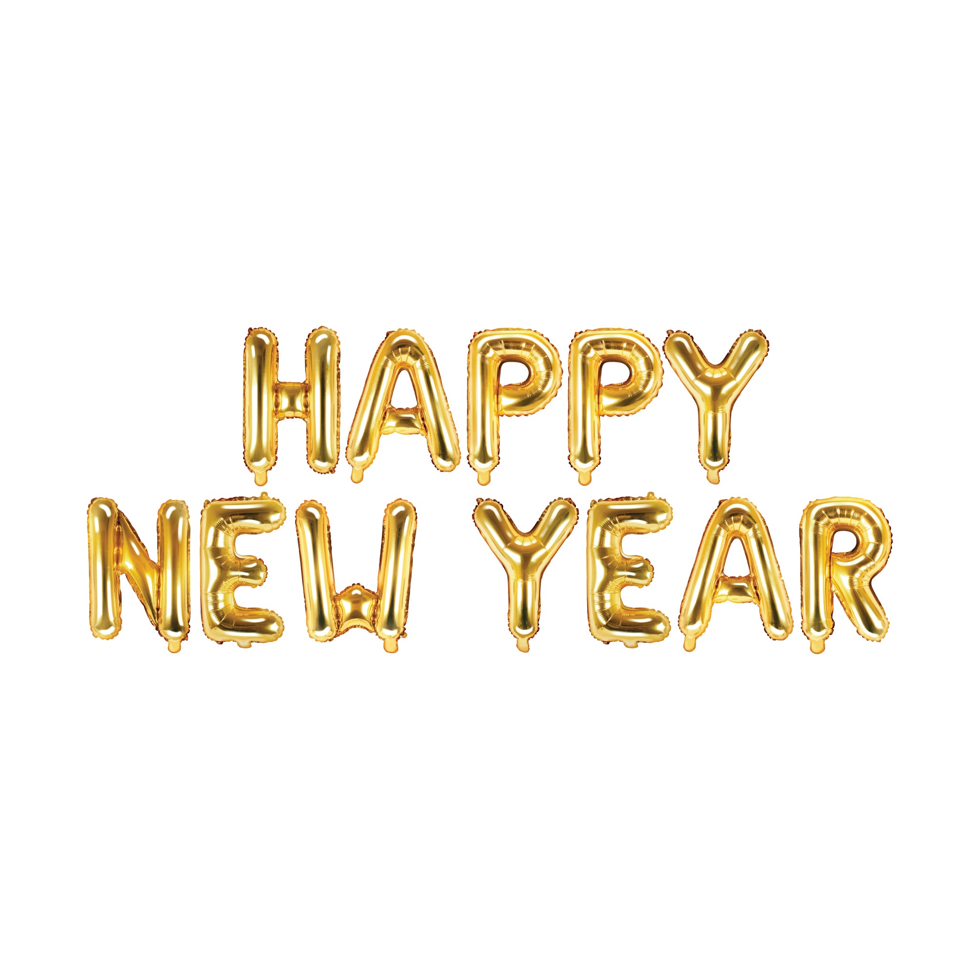 Gold Happy New Year Balloon Banner 14in | The Party Darling