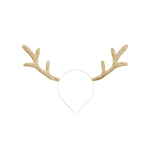 Gold Reindeer Antlers Headband 1ct | The Party Darling