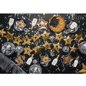Gold Star Happy New Year Banner 9.5ft Table Display