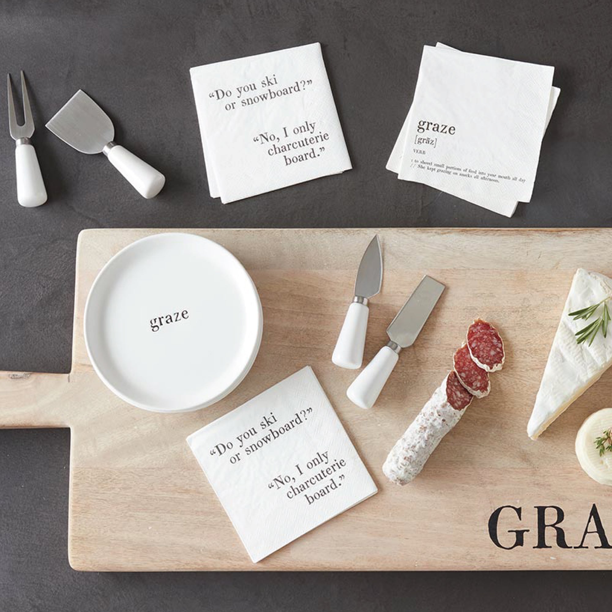 Graze Beverage Napkins 20ct | The Party Darling