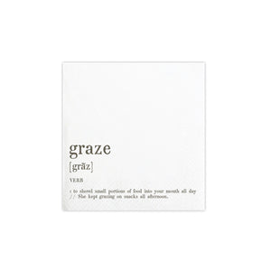 Graze Beverage Napkins 20ct | The Party Darling