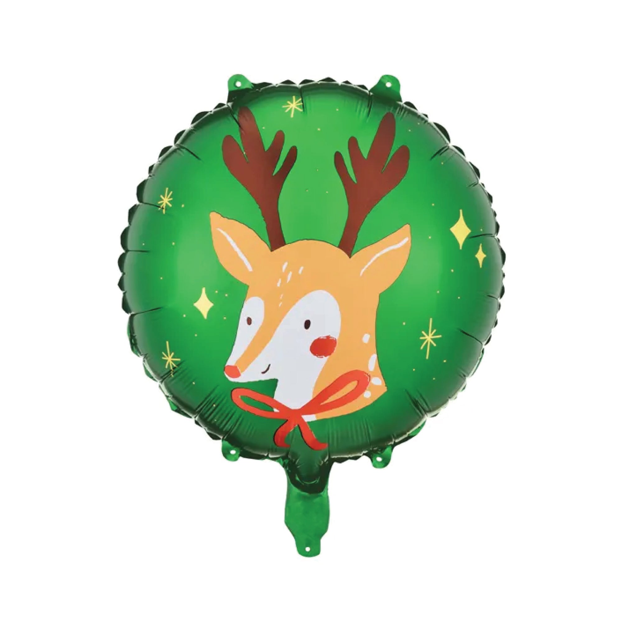 Green Christmas Reindeer Balloon 14in | The Party Darling