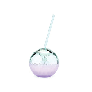 Green Ombre Disco Ball Drink Tumbler | The Party Darling